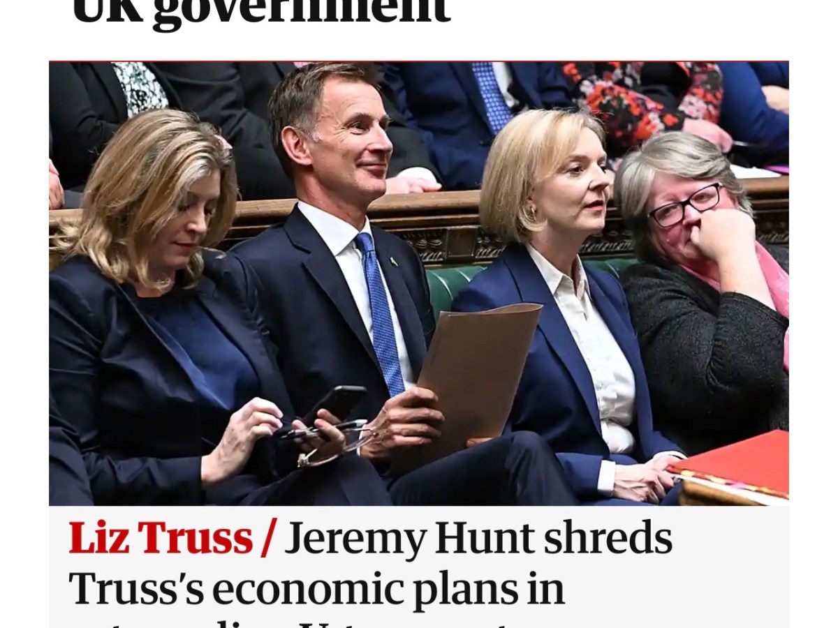 PM in name only. Truss is already finished if not gone.